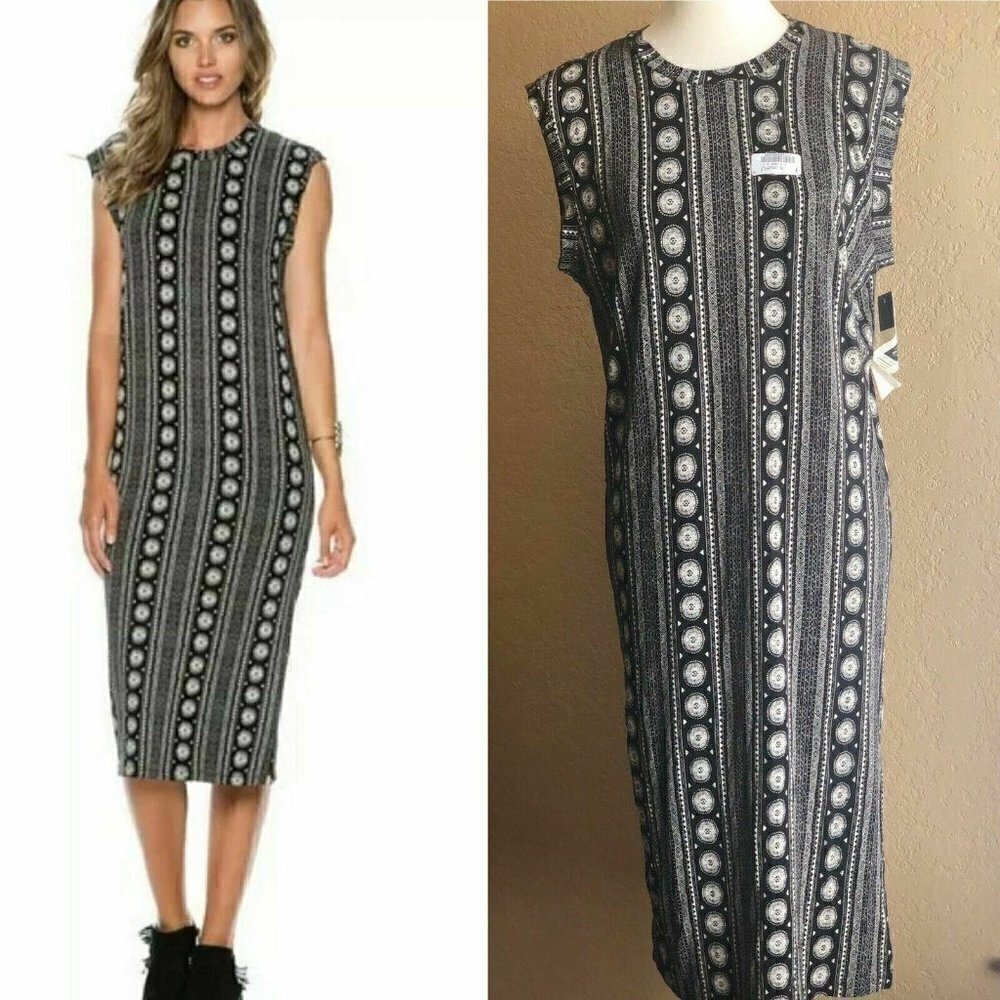 Lira X Swell Exclusive Black Farrah Muscle Dress S